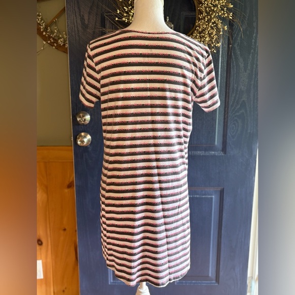 Victoria's Secret Pink and Black Striped Logo Gown - Picture 7 of 11